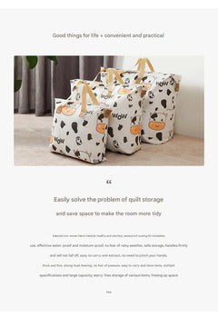 Durable canvas storage bag for organisation