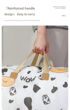 Space-saving storage bag for bedding