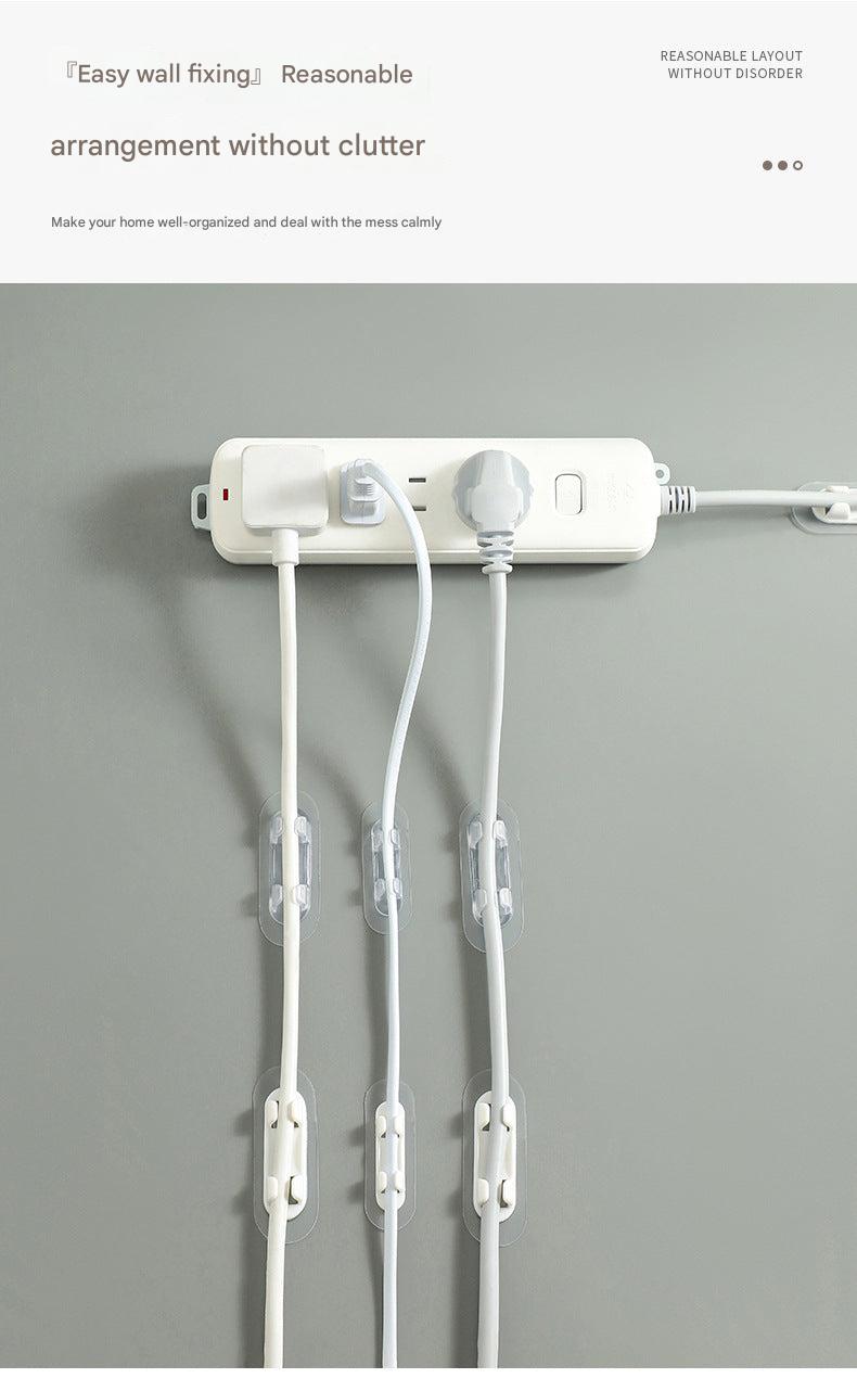 Close up of Acrylic Cable Clips