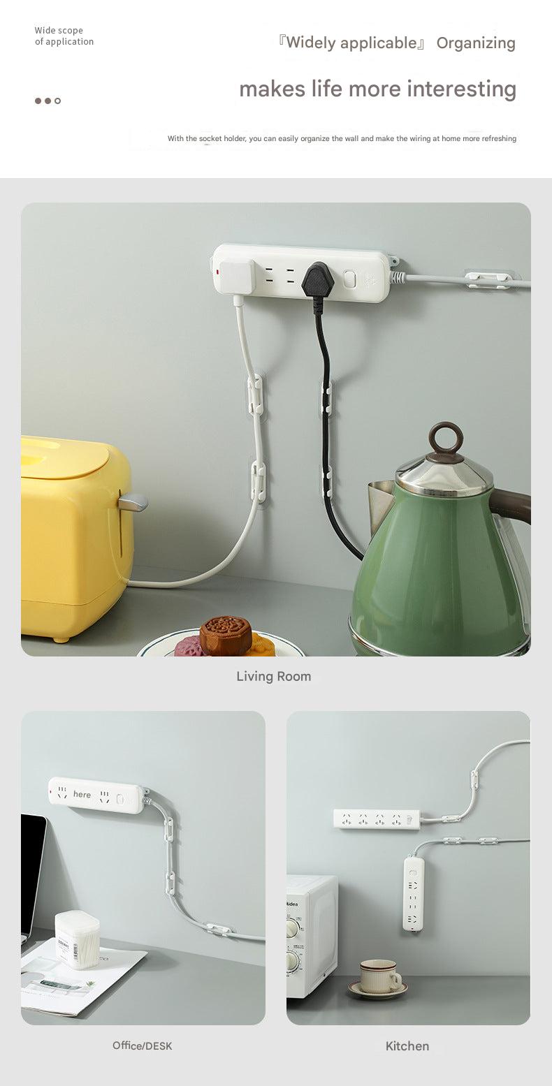 Different sizes of cable clips displayed