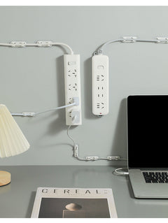 High-Adhesion Self-Adhesive Cable Clips in use