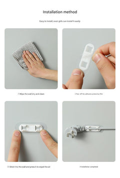 Transparent Self-Adhesive Cable Clip for wires