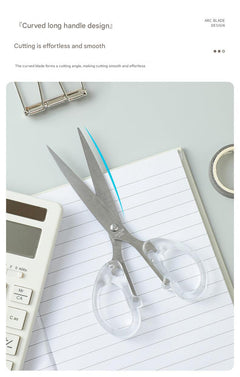 comfortable handle of scissors with ergonomic design
