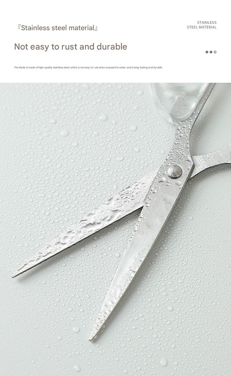 high-quality stainless steel scissors resting on a surface