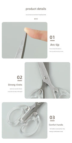 compact scissors suitable for students and office use