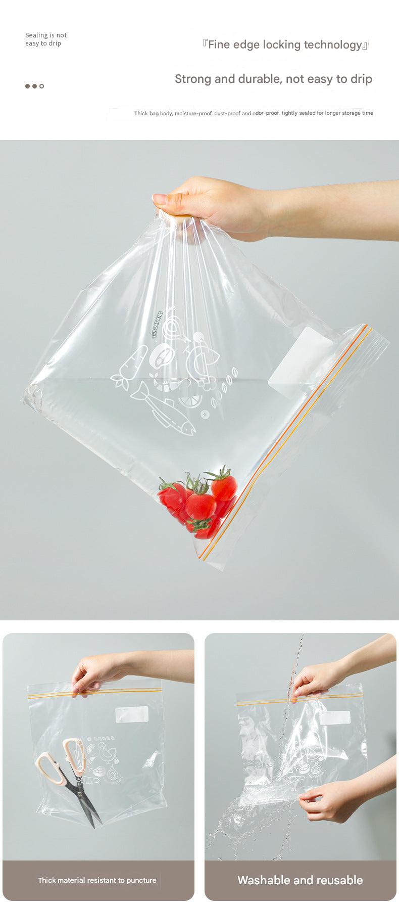 folded resealable bags for convenience