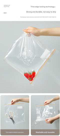 folded resealable bags for convenience