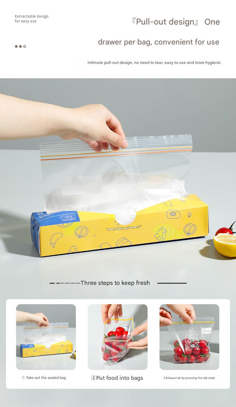 image of clean food storage space with bags
