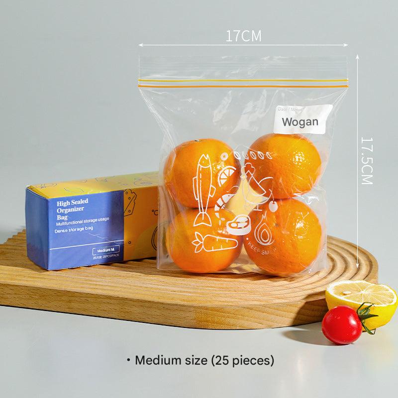 bulk pack of food storage bags laid out