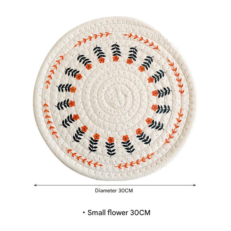 Eco-friendly dining mats on wooden table 9