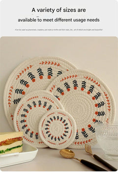 Nordic style table setting with mats 8