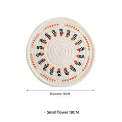 Dining table set with heat-resistant mats 7