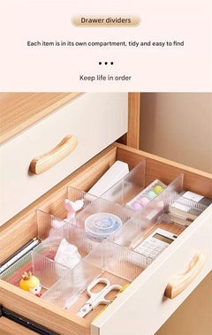 Stylish plastic organisers for socks storage