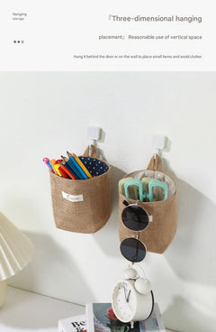 Mini storage pouch for dorm beds