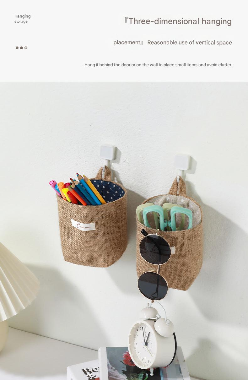 Mini storage pouch for dorm beds