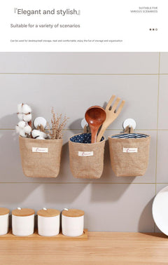 Colourful wall-mounted storage for decor