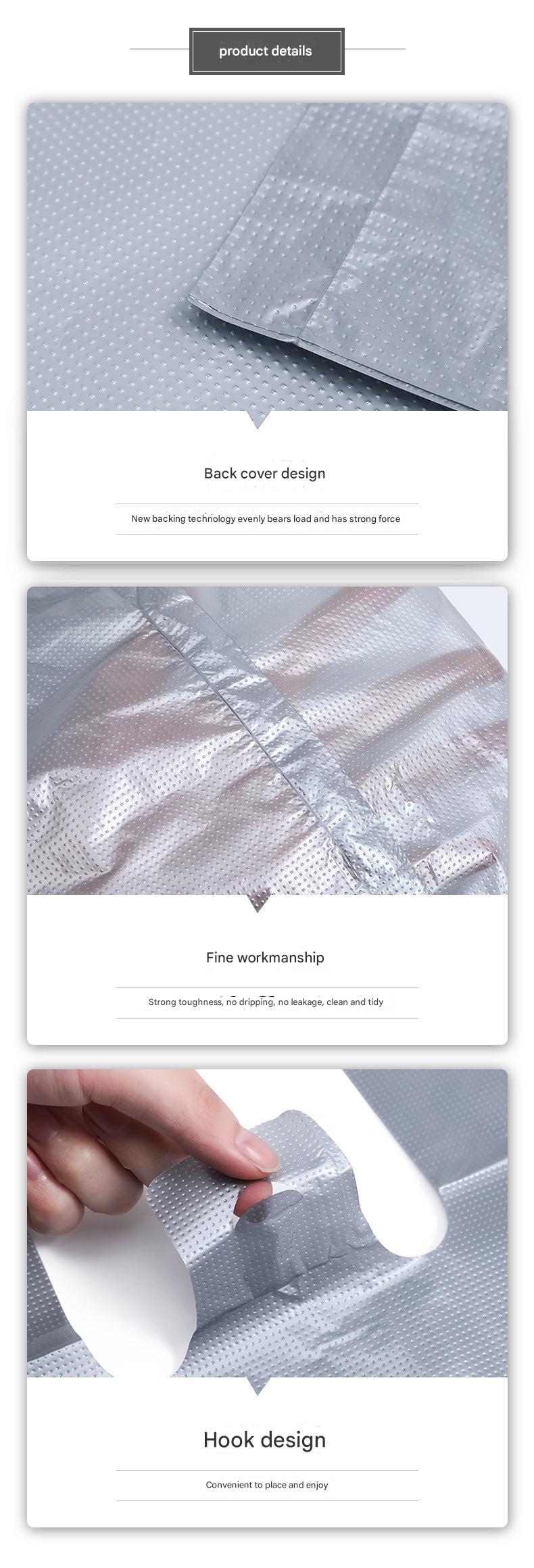 User-friendly design of storage bags