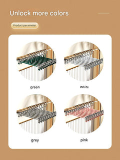 Elegant clothes hanger in cream white colour