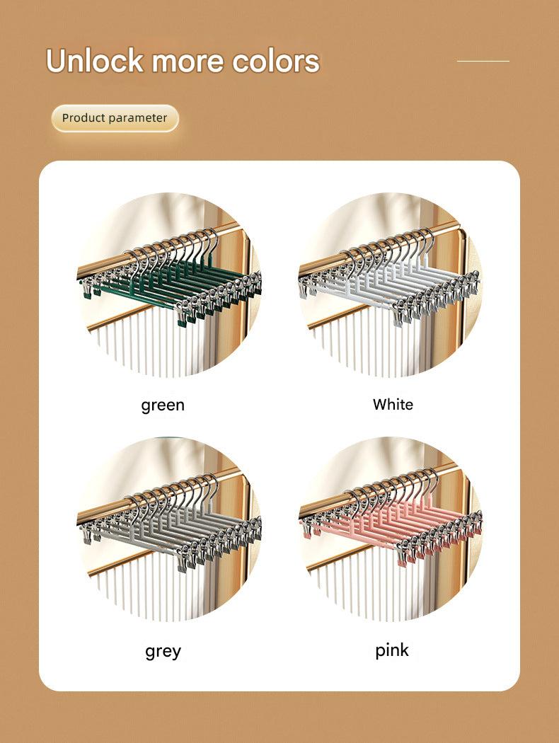 Elegant clothes hanger in cream white colour