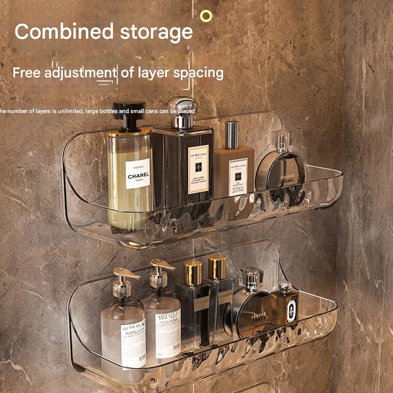 compact wall shelf for beauty products