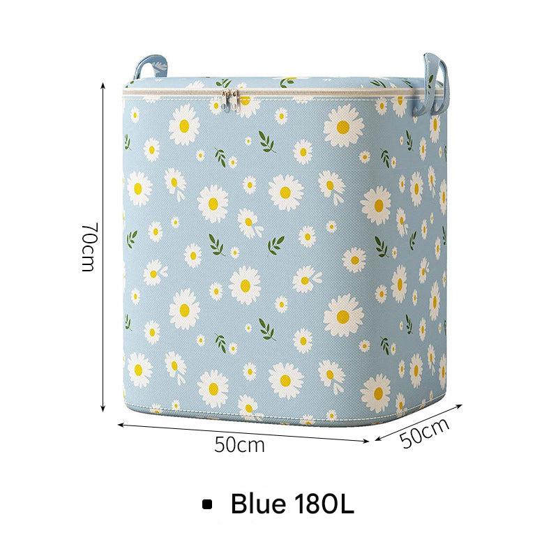 Non-woven storage bag with houndstooth pattern