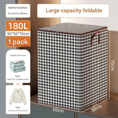 Stacked storage bags in stylish designs