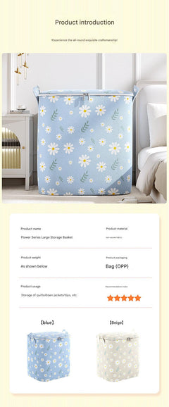 Inside view of a spacious storage bag