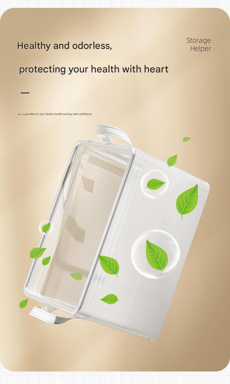 Versatile household storage box with transparent design