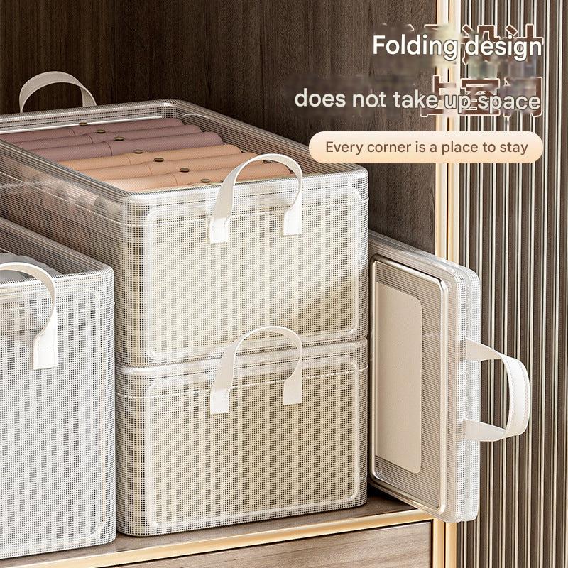 Folded storage box showcasing modern decor