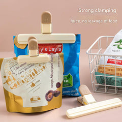 Durable plastic food sealing clips for snacks