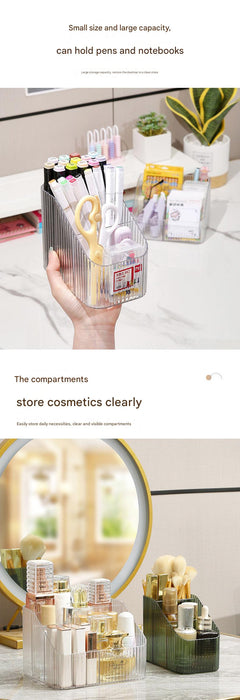 Medium-sized acrylic organiser on vanity