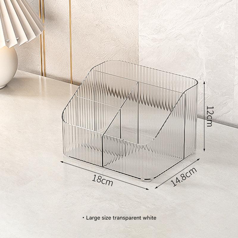 Medium-sized acrylic organiser on vanity