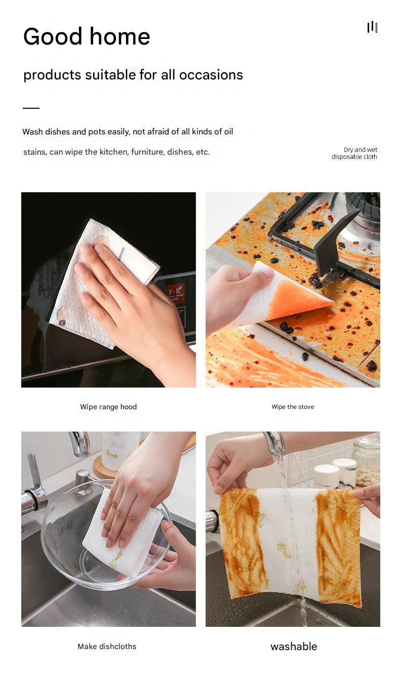 Disposable cleaning wipes for kitchen use image 2