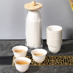 Premium disposable rice husk tea cup image 2