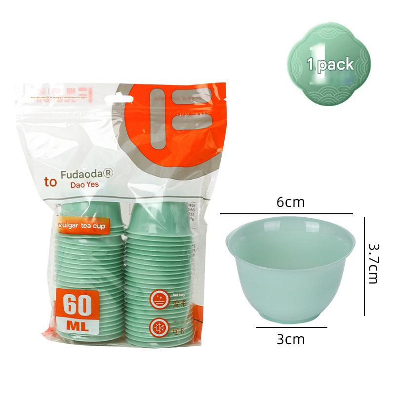Premium disposable rice husk tea cup image 8