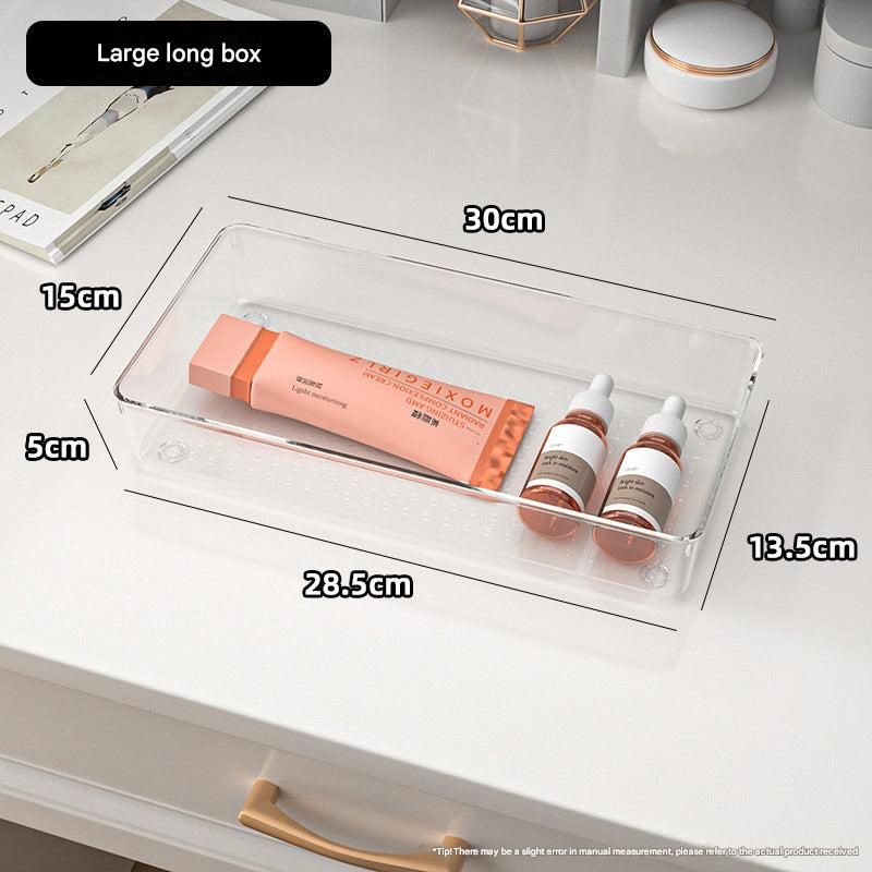 Clear Organising Storage Box Set on countertop