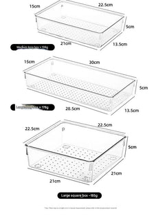 Versatile plastic storage box set displayed