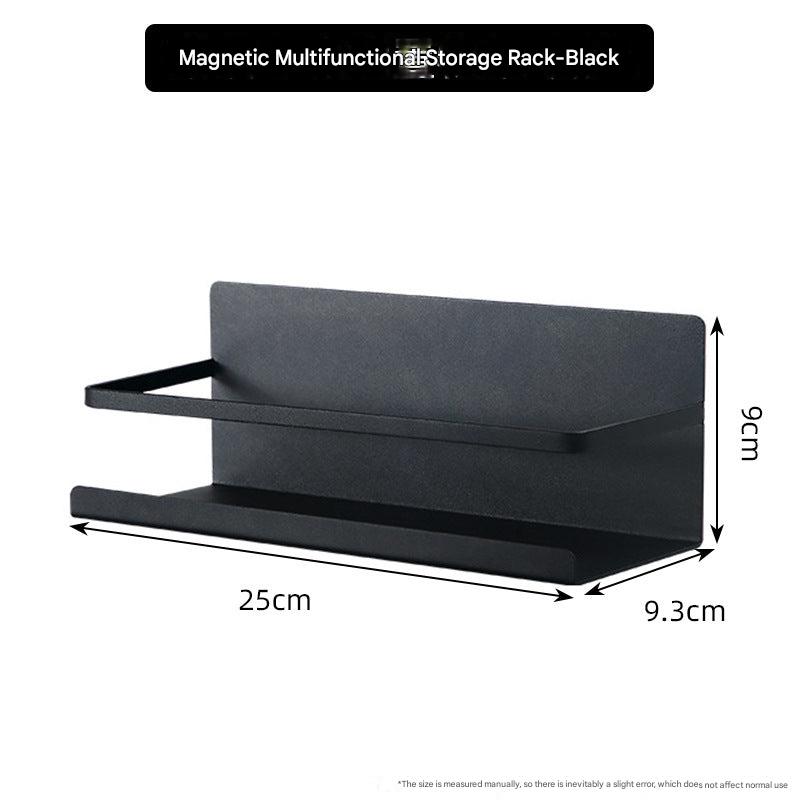 White magnetic rack with paper towels attached