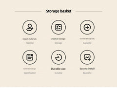 Durable PP material expandable storage rack