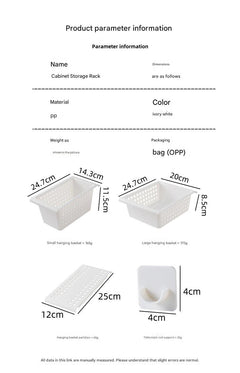 Organised bathroom with storage rack