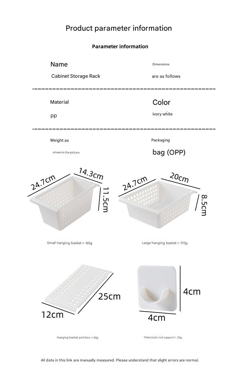 Organised bathroom with storage rack