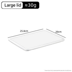 Compact stainless steel food container set