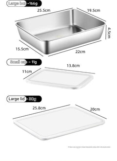 Sealed rectangular lunch box with airtight design