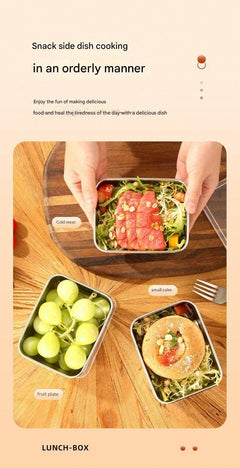 Quality stainless steel box for meal prep