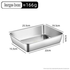 Quality stainless steel box for meal prep
