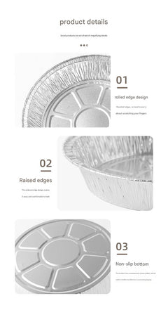 aluminium foil baking pan with food being prepared