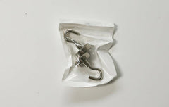 Modern design of iron magnetic hooks shown