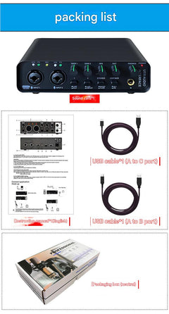 Close-up of audio input ports