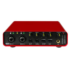 Audio interface connection with musical instruments
