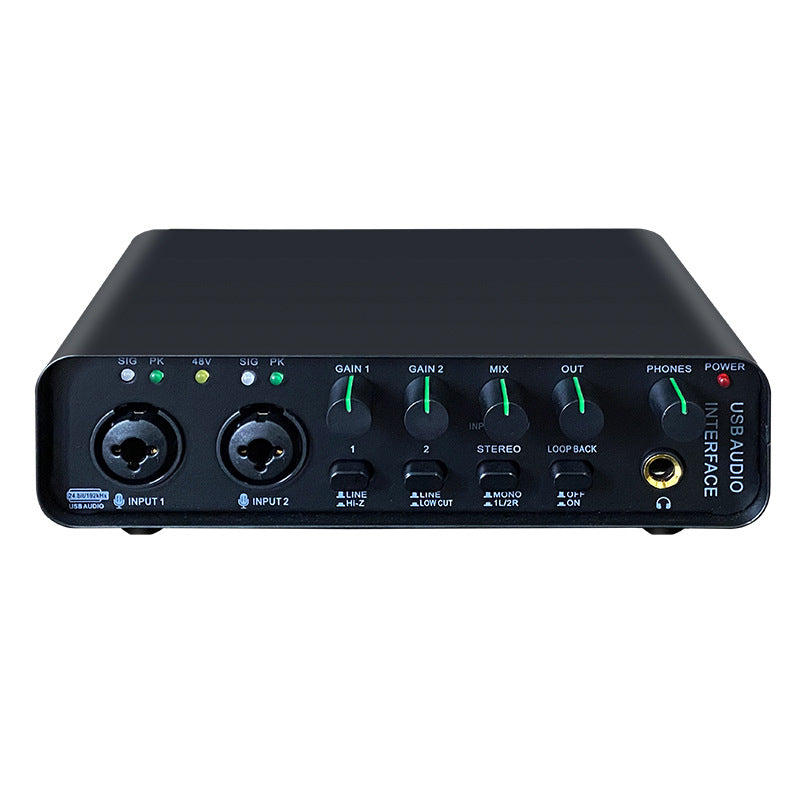 Setup of audio interface with computer